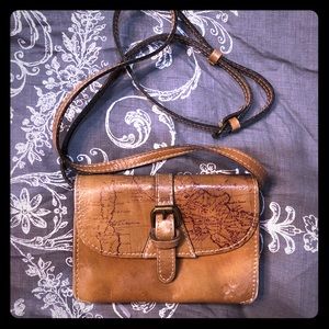 Patricia Nash cross-body leather bag